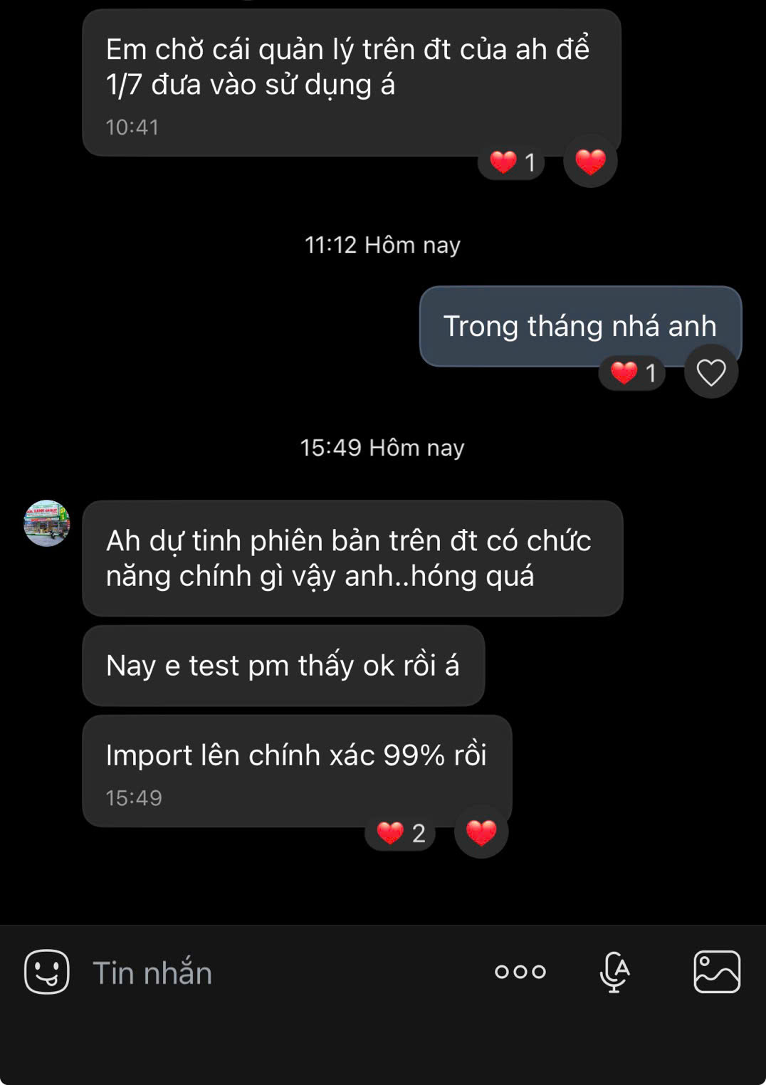 Phản hồi khách hàng MePOS