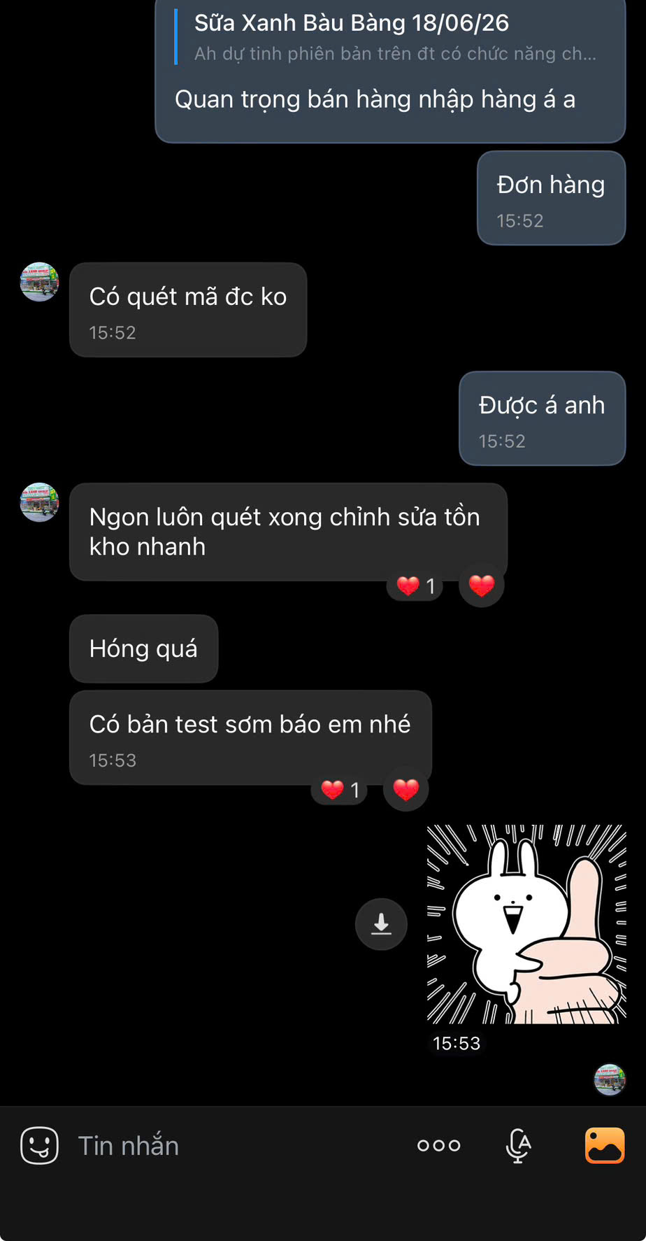 Phản hồi khách hàng MePOS