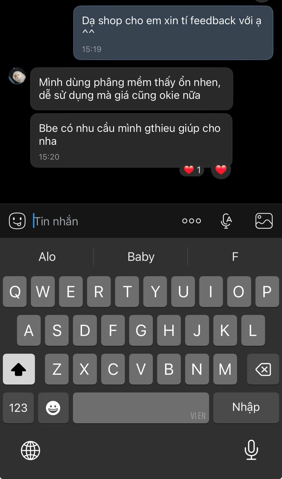 Phản hồi khách hàng MePOS